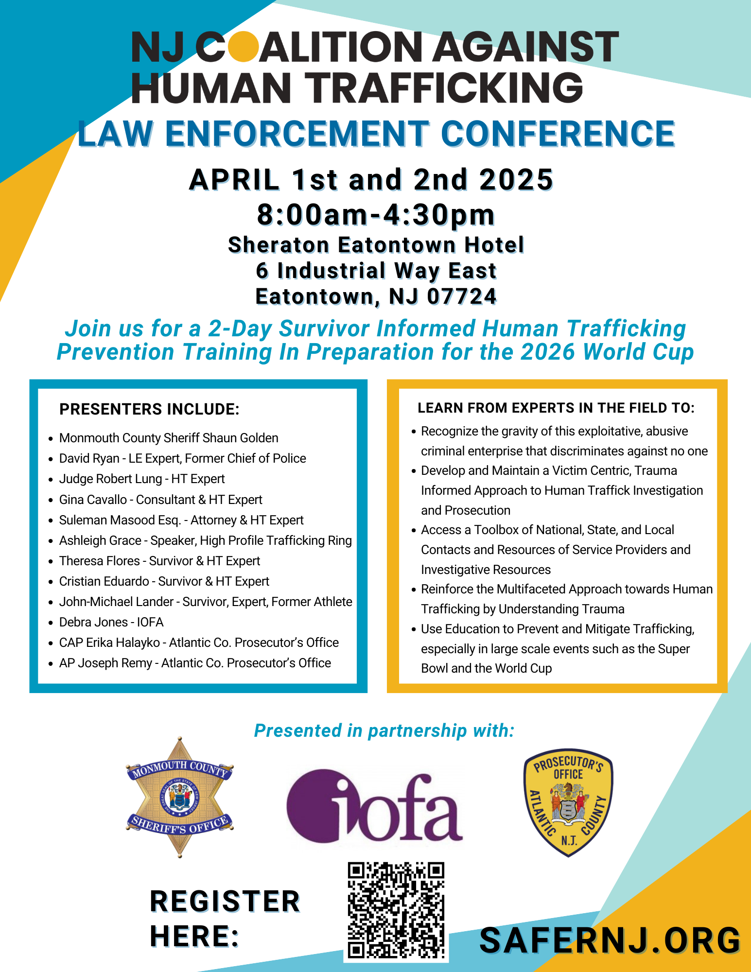 Law Enforcement Conference April 2025 INITIAL FLYER 1