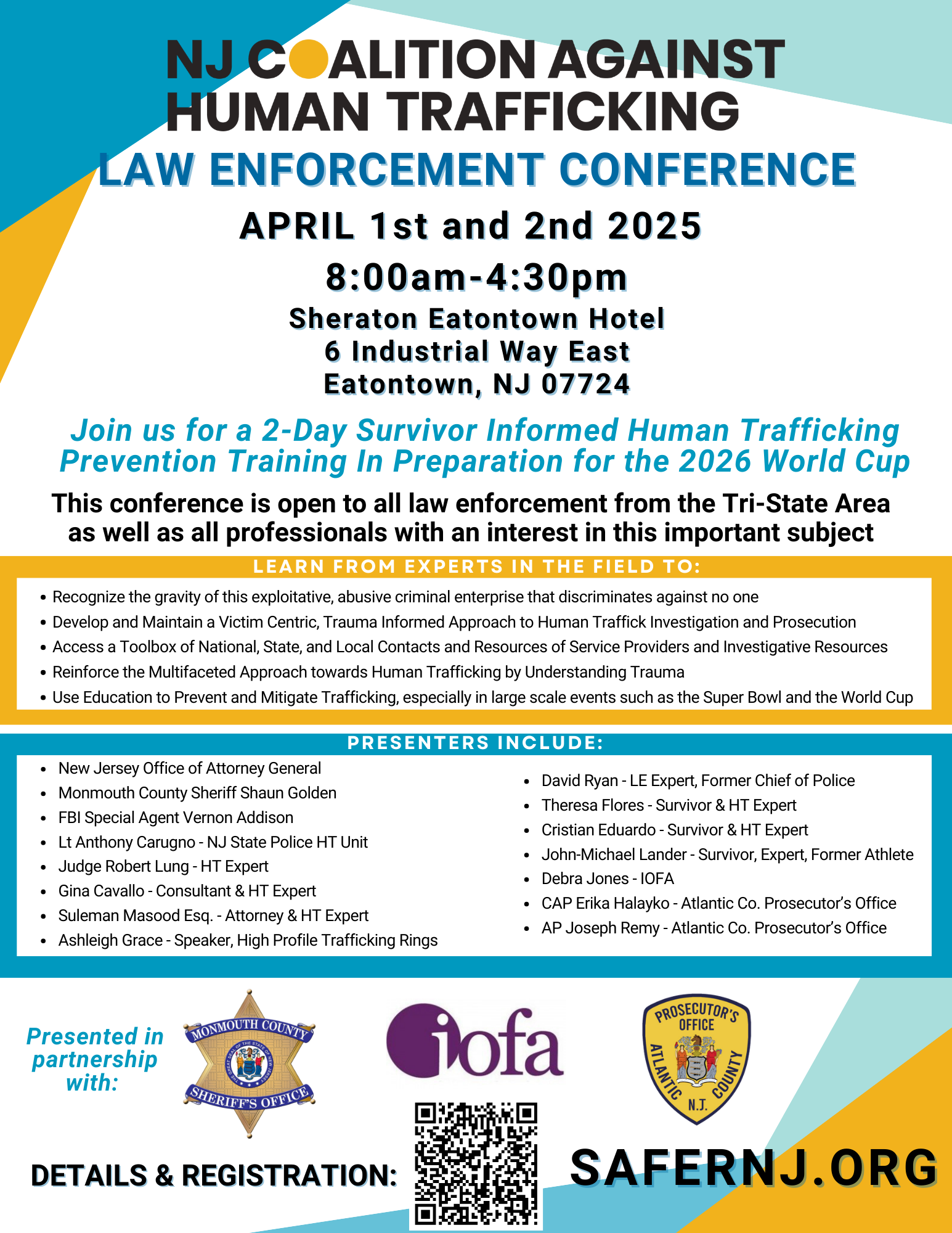 Law Enforcement Conference April 2025 UPDATE 1