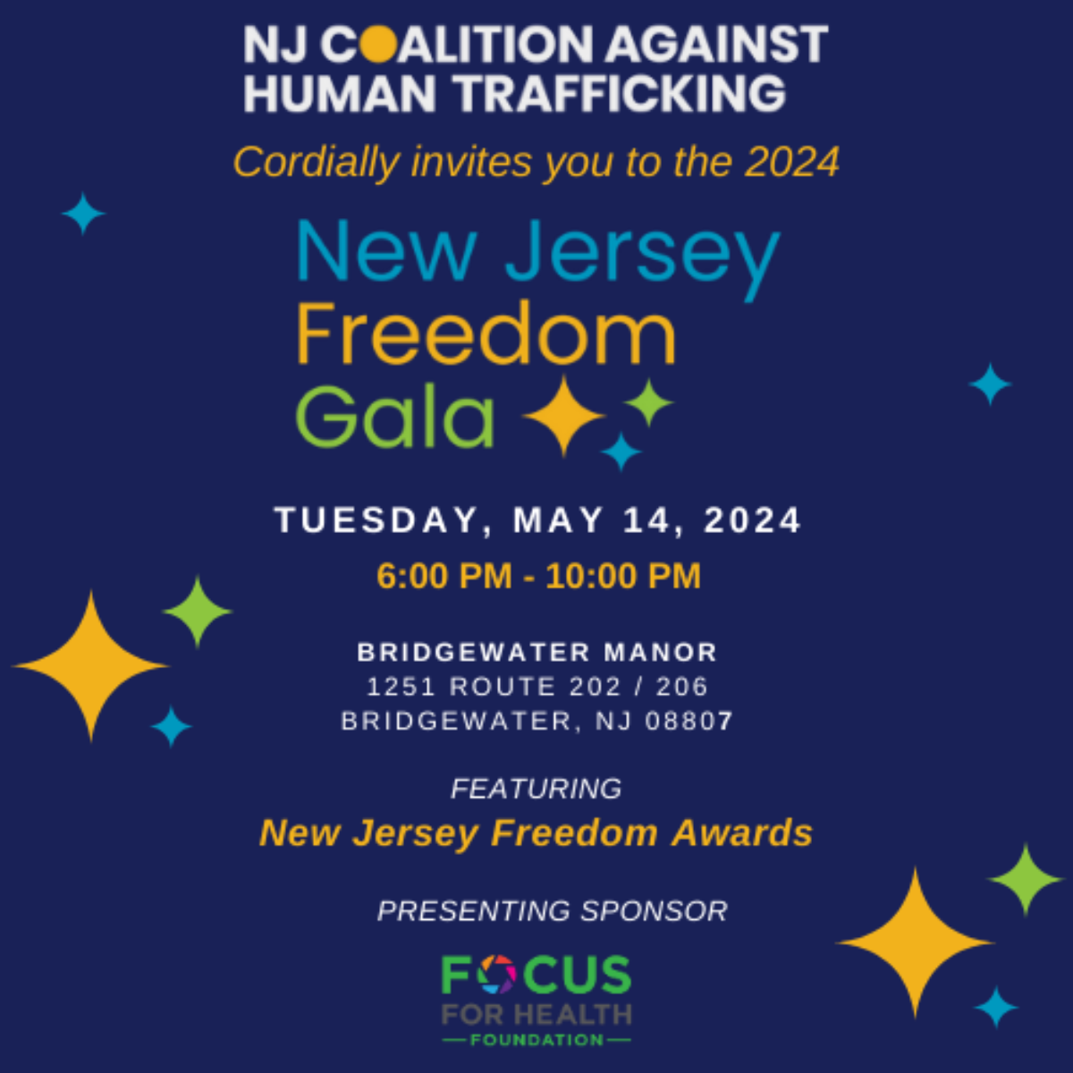 NJ Freedom Gala 2024 New Jersey Coalition Against Human Trafficking